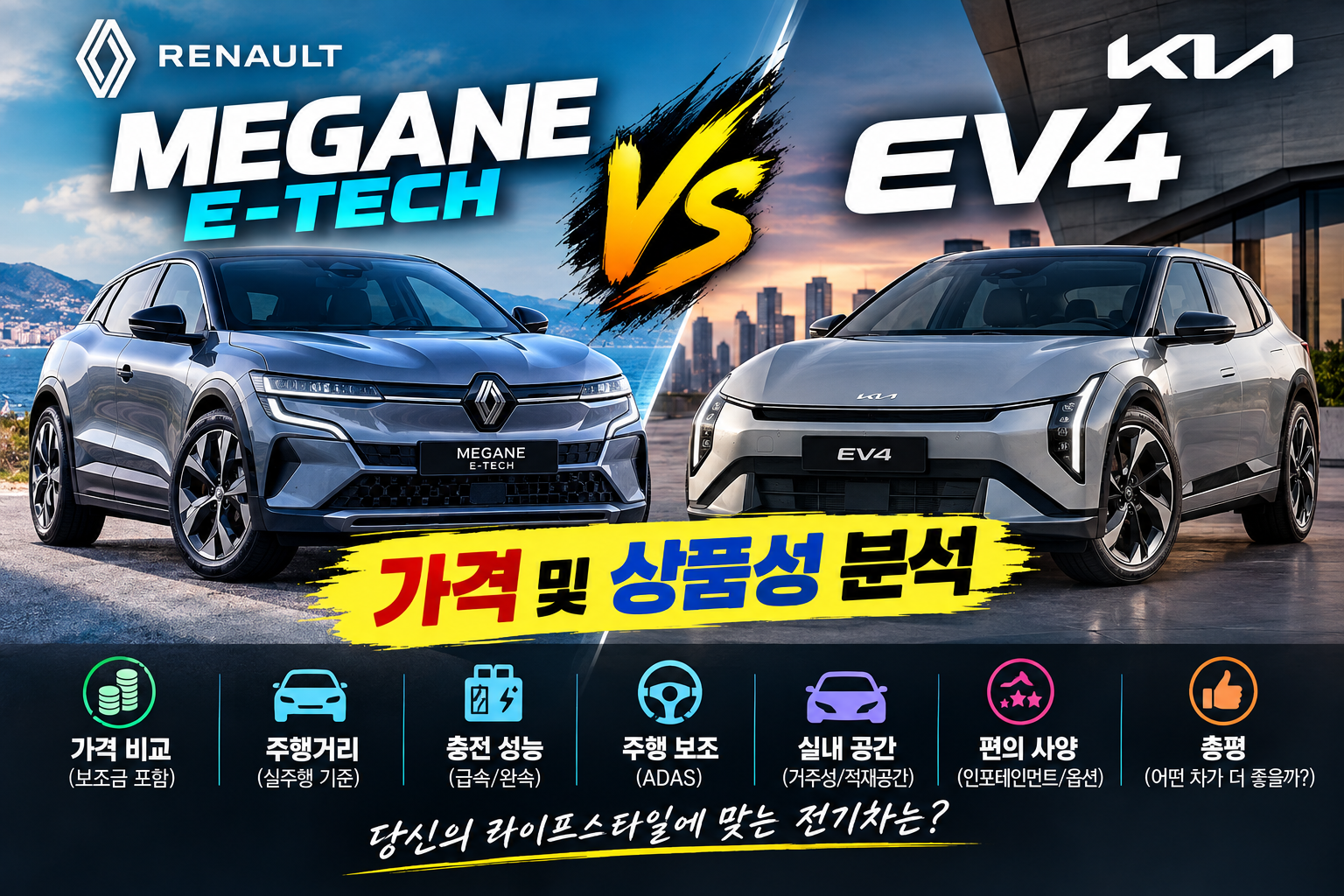 르노메간 기아EV4에 대한 썸네일