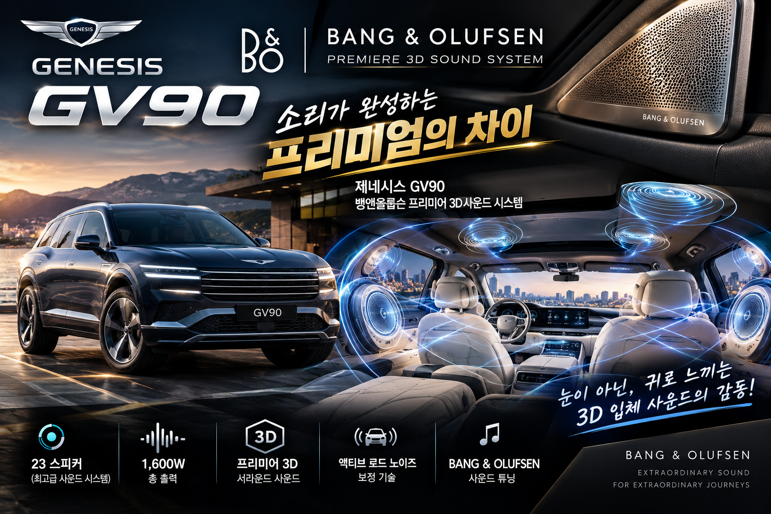 제네시스 G90 프리미엄 3D사이드에 대한 썸네일